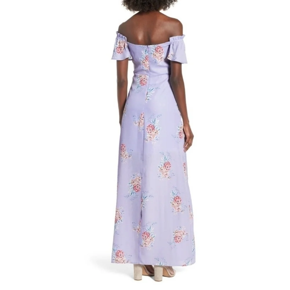 Socialite Off the Shoulder Maxi Dress NWT - Picture 11 of 15